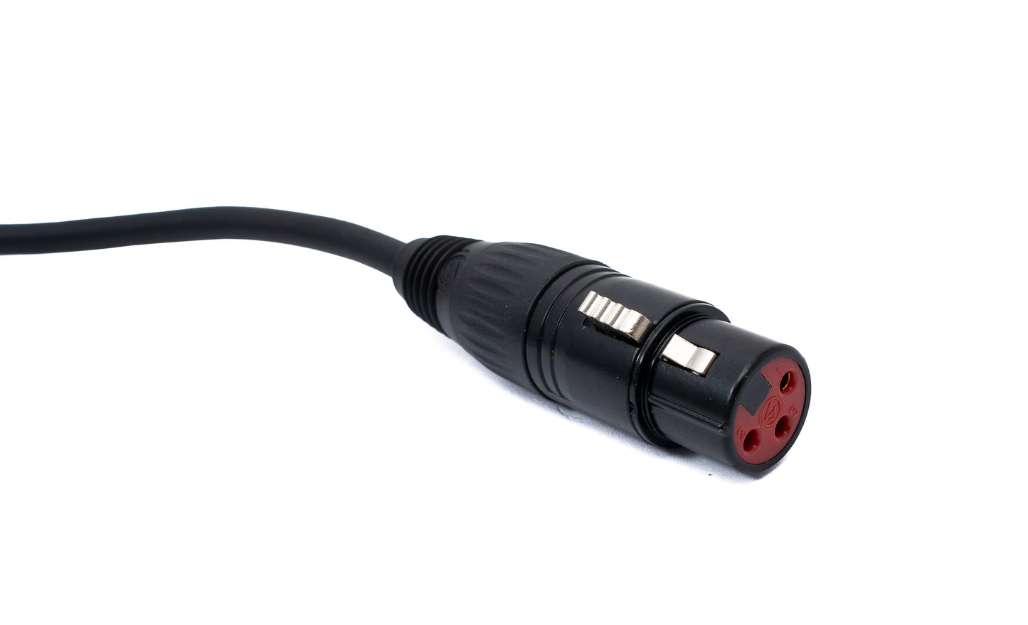 SYSTEM-S Audio Kabel 3 m XLR 3 polig Buchse zu Buchse in Schwarz