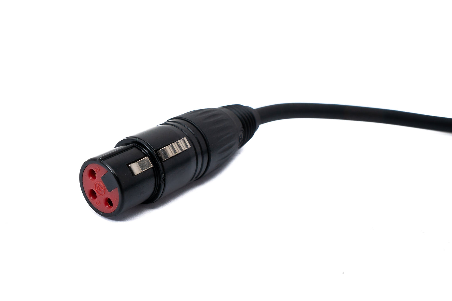 SYSTEM-S Audio Kabel 3 m XLR 3 polig Buchse zu Buchse in Schwarz
