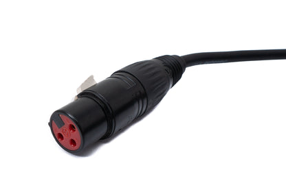 SYSTEM-S Audio Kabel 5 m XLR 3 polig Buchse zu Buchse in Schwarz