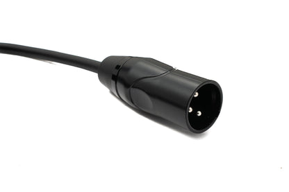 SYSTEM-S Audio Cable 2 m XLR 3 Pin Male to Female in Black