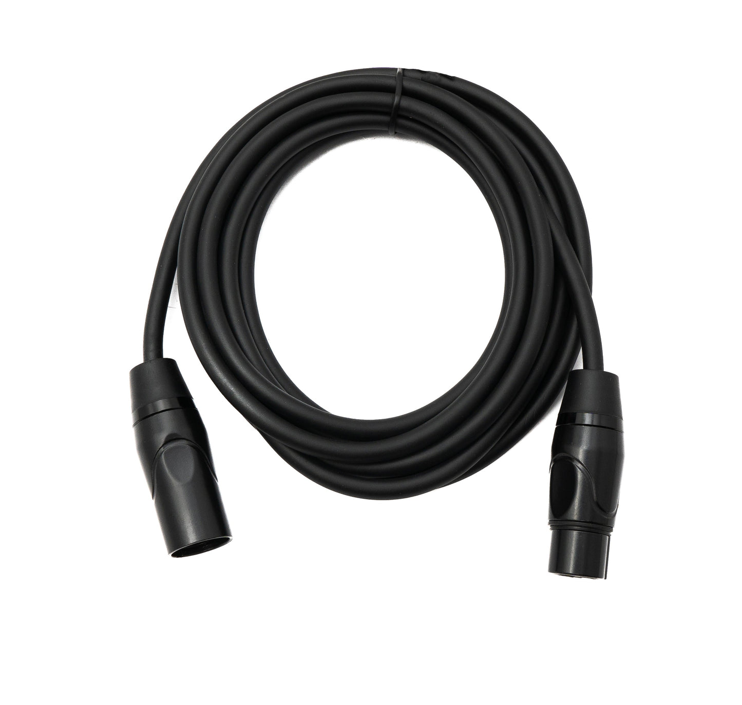 SYSTEM-S Audio Kabel 3 m XLR 3 Pin Stecker zu Buchse in Schwarz