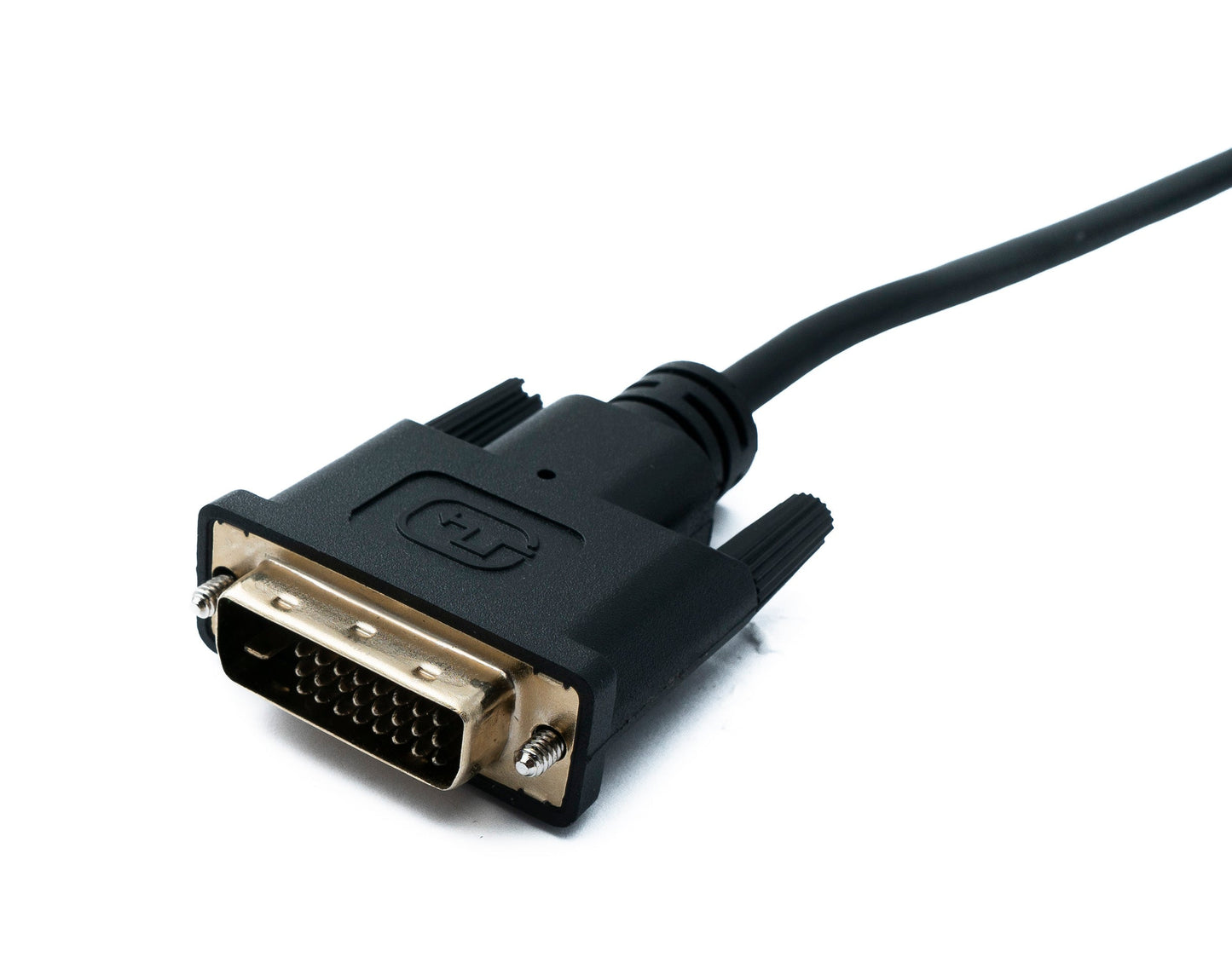 SYSTEM-S DVI D Kabel 2 m 24+1 25 Pin Stecker zu VGA 15 Pin Stecker Panel Mount Schraube