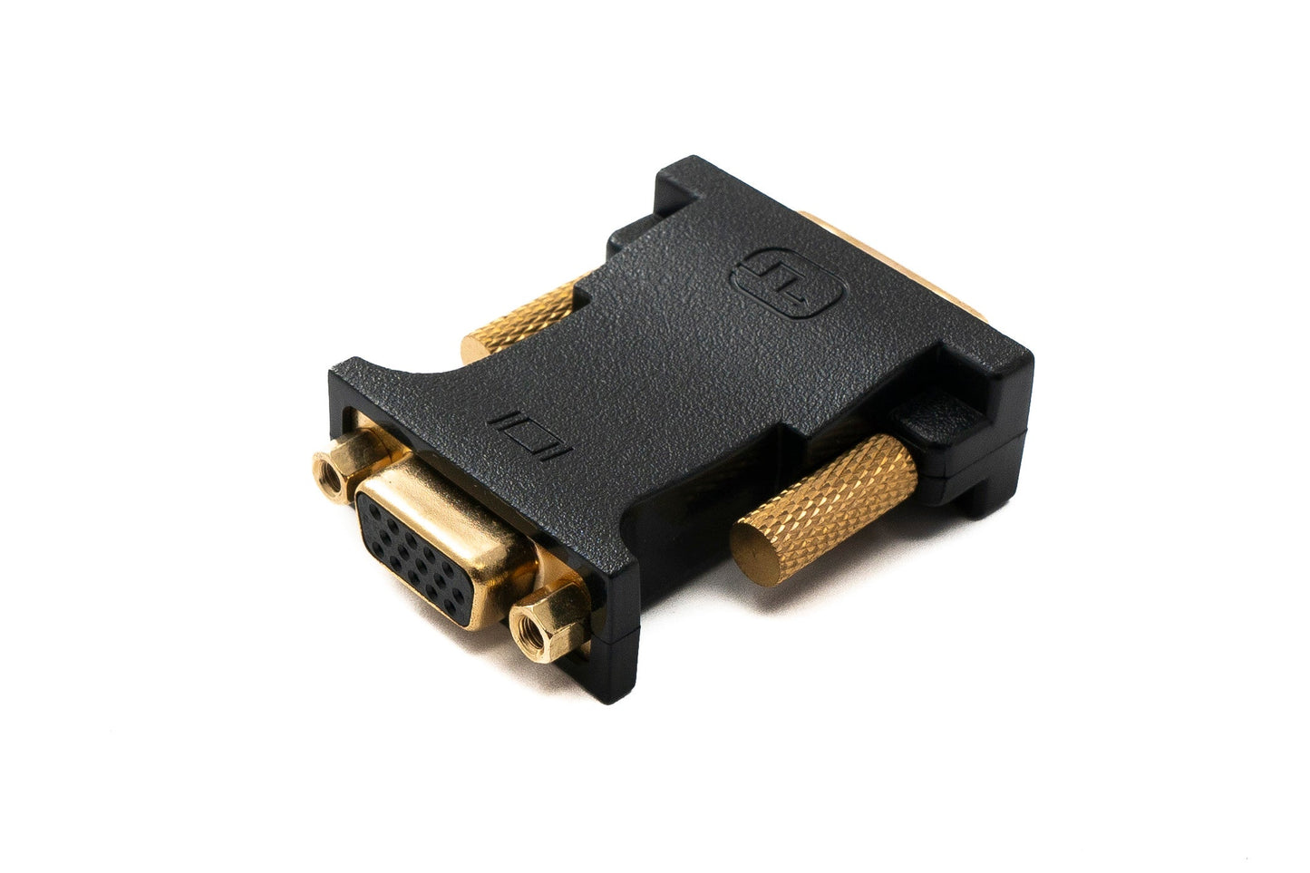 SYSTEM-S DVI D Adapter 24+1 25 Pin Stecker zu VGA 15 Pin Buchse Panel Mount Schraube Kabel