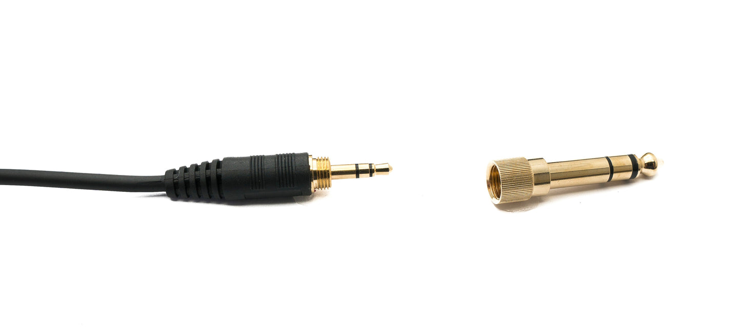 SYSTEM-S Audio Ersatz Kabel 2 m AUX Klinke Spirale für Audio Technica ATH M70x M60X M50x M40x