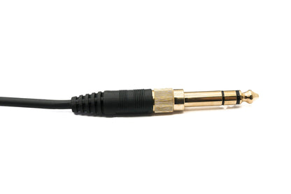 SYSTEM-S Audio Ersatz Kabel 2 m AUX Klinke Spirale für Audio Technica ATH M70x M60X M50x M40x