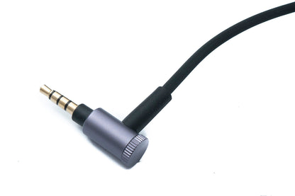 SYSTEM-S Audio Ersatz Kabel 150 cm AUX Klinke Lautstärkeregler Spirale für Sony MDR XB950BT 1000X 10R MZX7 WH 1000XM4 H900N CH700N
