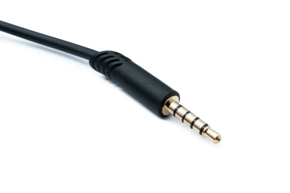 SYSTEM-S Audio Ersatz Kabel 2m AUX 3,5mm Klinke mit Lautstärkeregler für Logitech G Astro A50 A40 A30 A20 A10 G233