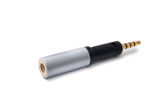 SYSTEM-S Audio Adapter AUX jack 2.5 mm plug to 3.5 mm socket for Audio Technica ATH Sennheiser HD5XX