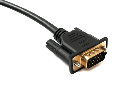 SYSTEM-S D Sub15 Kabel 100 cm HD VGA 15 Pin Stecker zu Stecker DB15 Winkel Left Angled