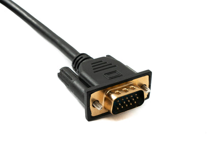 SYSTEM-S D Sub15 cable 100 cm HD VGA 15 pin male to male DB15