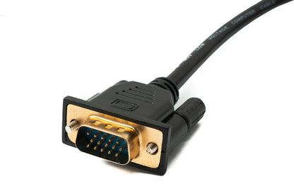 SYSTEM-S D Sub15 Kabel 150 cm HD VGA 15 Pin Stecker zu Stecker DB15