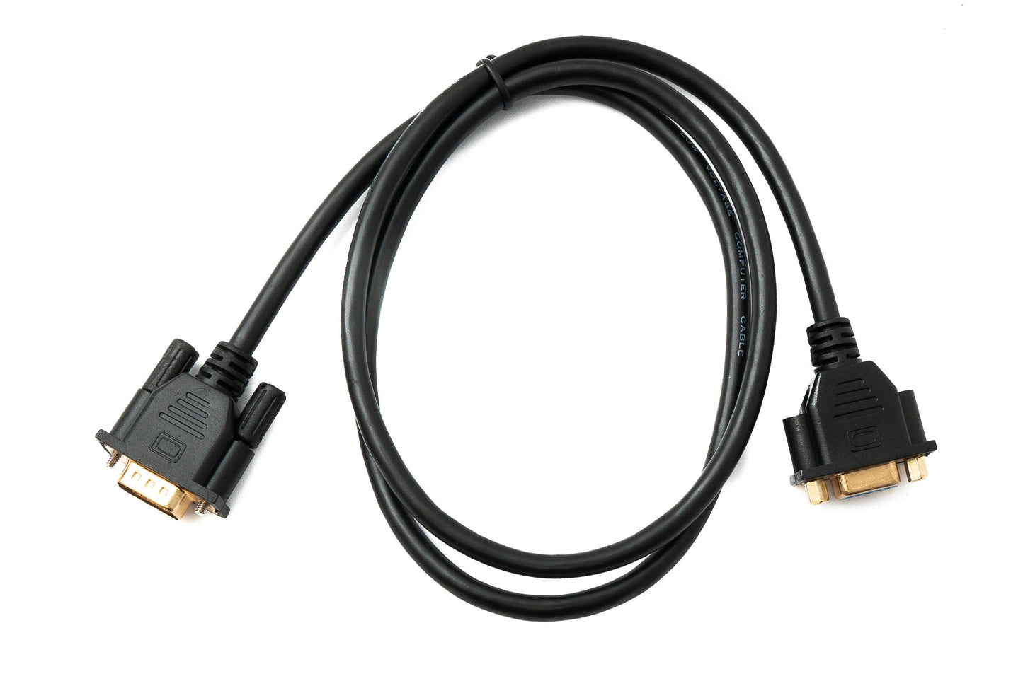 SYSTEM-S D Sub15 Kabel 100 cm HD VGA 15 Pin Stecker zu Buchse DB15