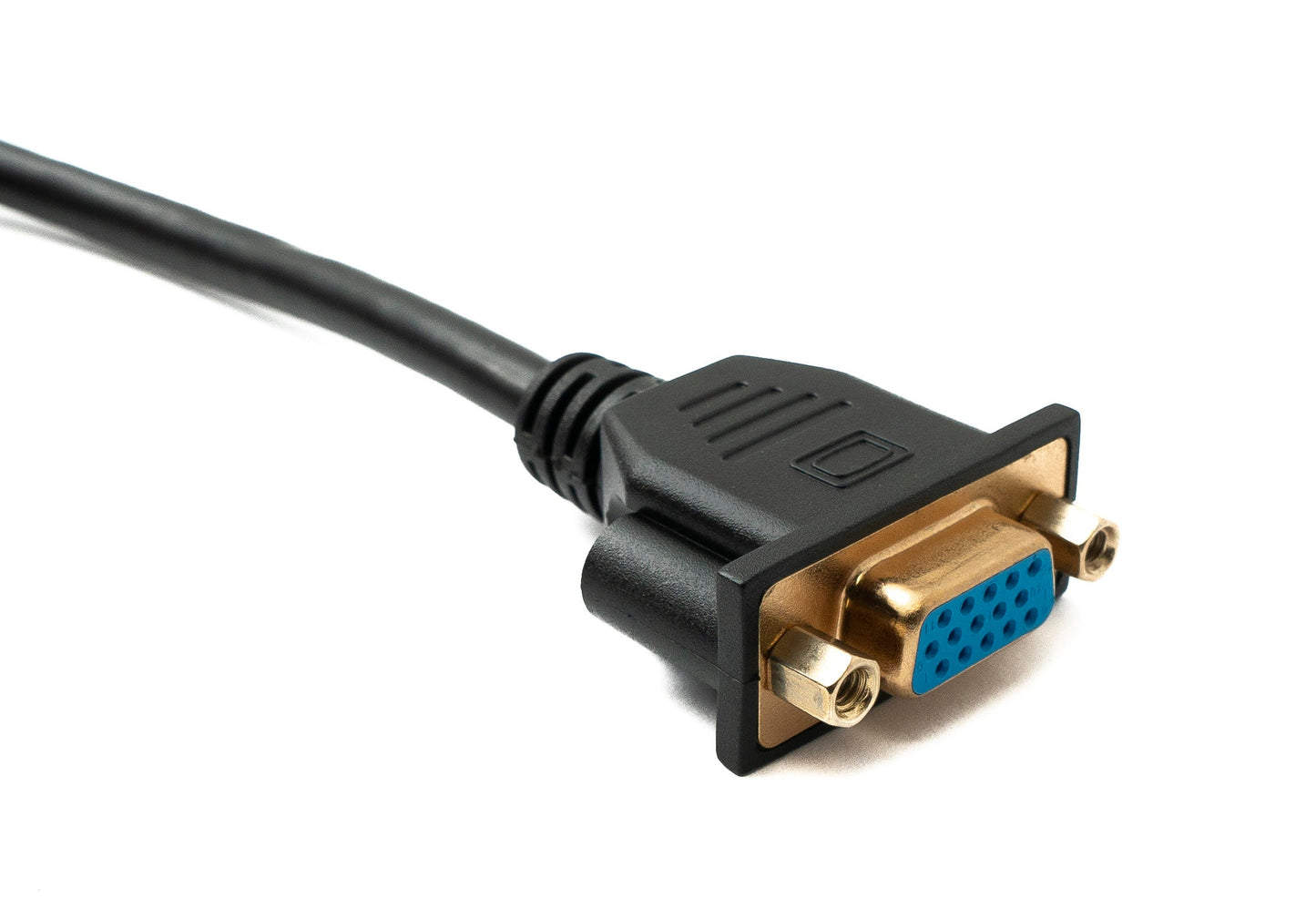 SYSTEM-S D Sub15 Kabel 100 cm HD VGA 15 Pin Stecker zu Buchse DB15