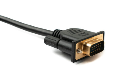 SYSTEM-S D Sub15 Kabel 150 cm HD VGA 15 Pin Stecker zu Buchse DB15