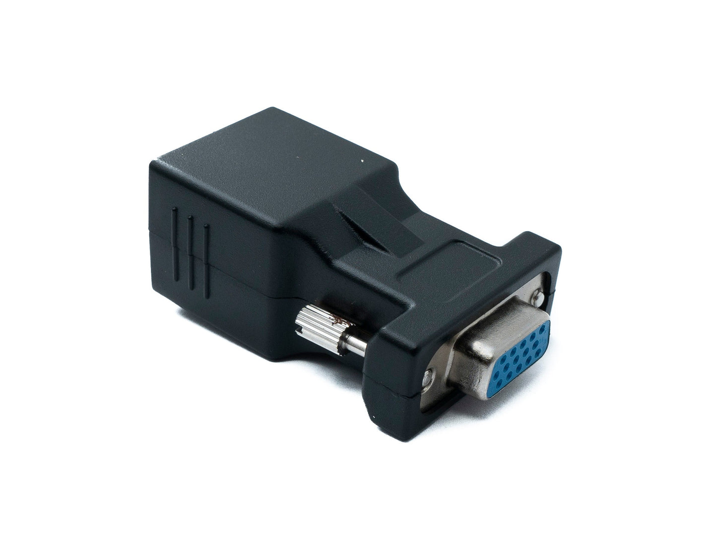 SYSTEM-S Ethernet VGA over IP Konverter VGA Stecker & Buchse zu LAN RJ45 Buchse 20m Reichweite