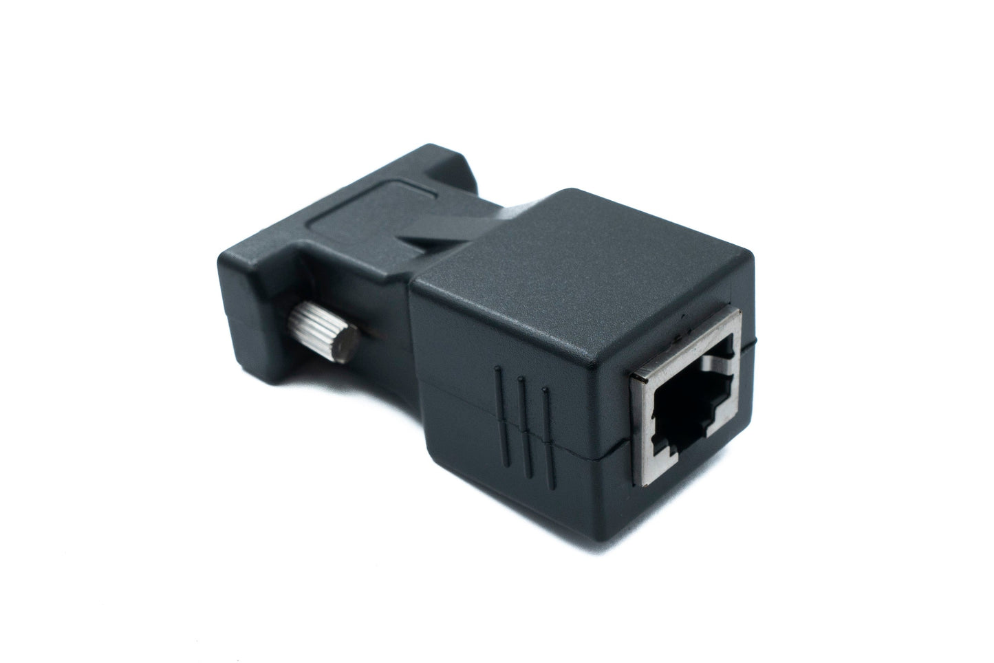 SYSTEM-S Ethernet VGA over IP Konverter 2x VGA Stecker zu LAN RJ45 Buchse 20m Reichweite
