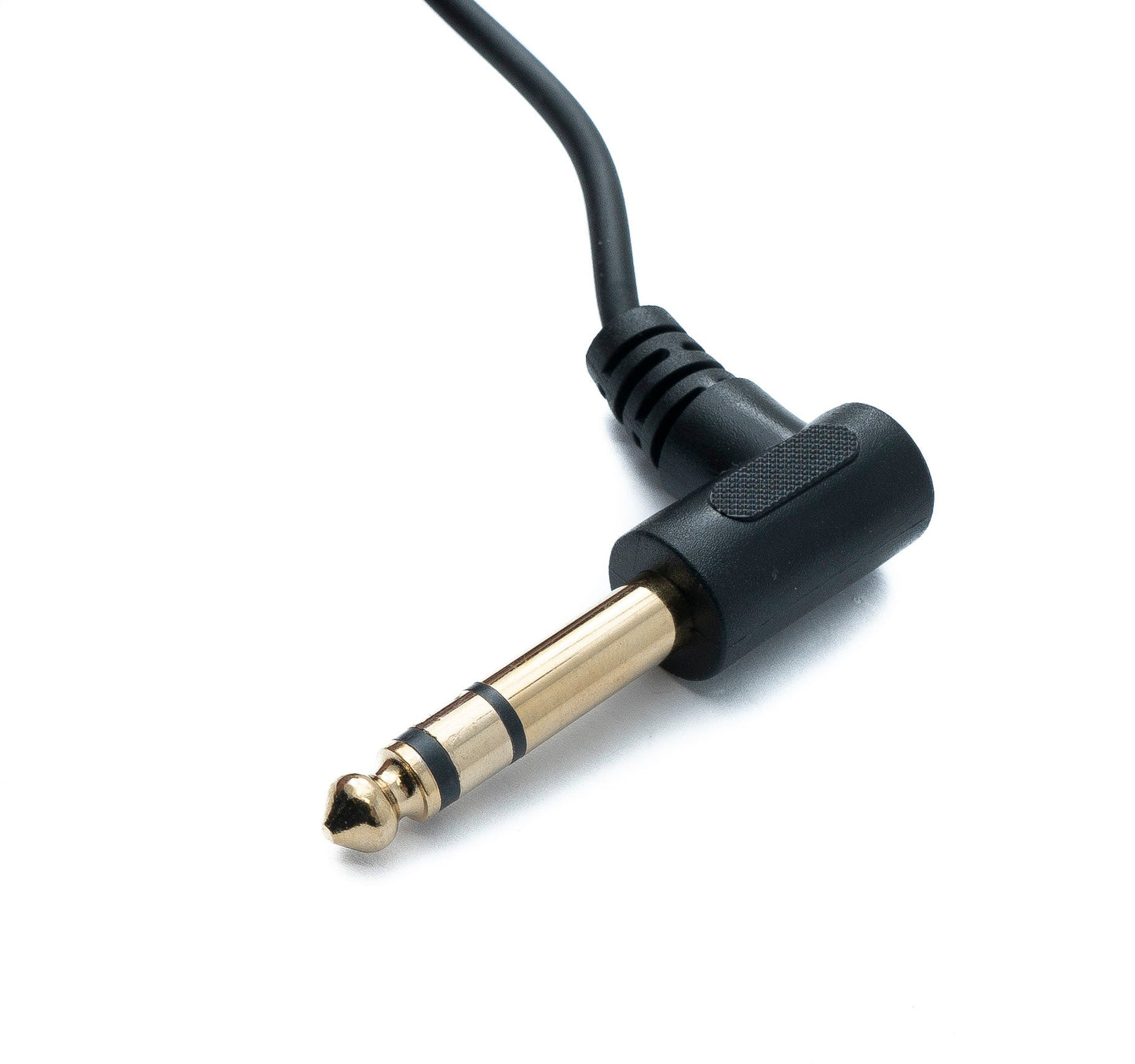 SYSTEM-S Audio Kabel 180 cm Stereo TRS 6.35 mm Klinke Stecker zu 3,5 mm Stecker Winkel