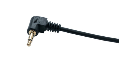 SYSTEM-S Audio Kabel 180 cm Mono TS 6.35 mm Klinke Stecker zu 3,5 mm Stecker Winkel