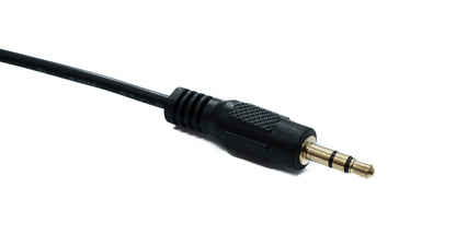 SYSTEM-S Audio Jack Cable 180 cm 3.5 mm TRS Male to Male Angled AUX Black