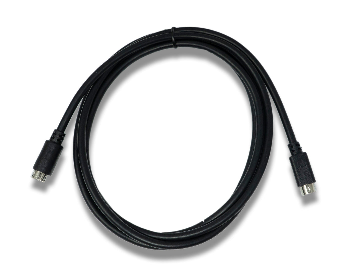 SYSTEM-S S-Video Kabel 180 cm Din 5 Pin Stecker zu Stecker in Schwarz