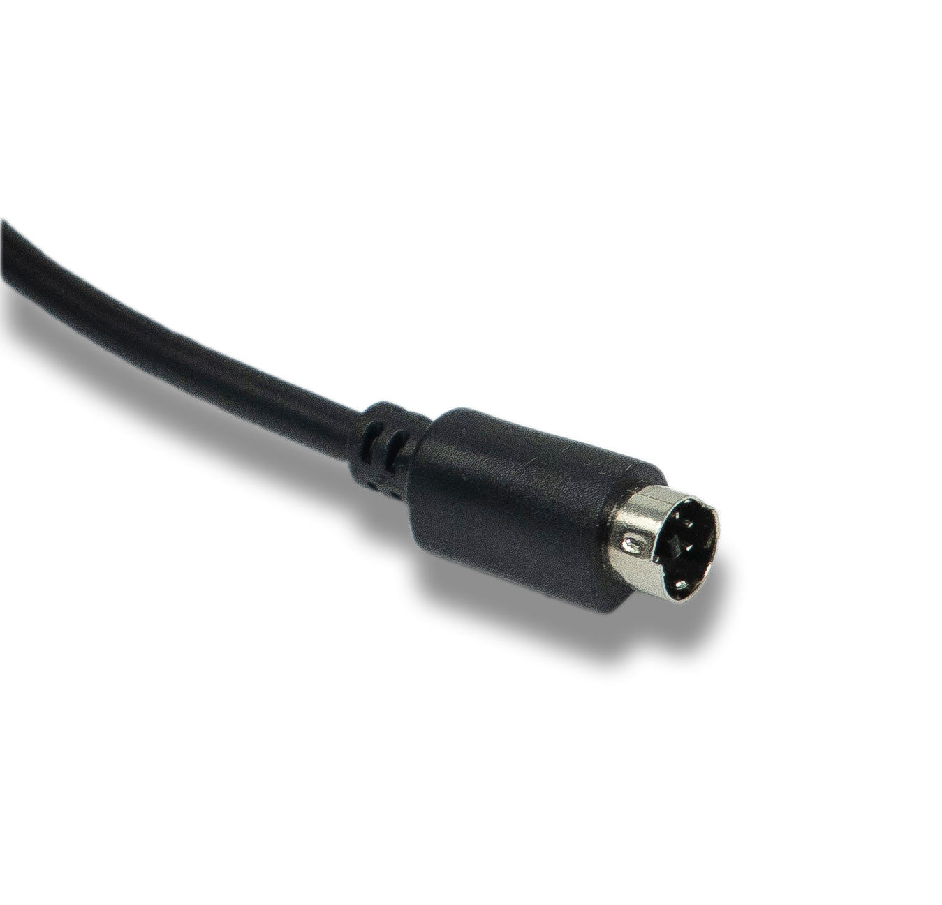 SYSTEM-S S-Video Kabel 180 cm Din 5 Pin Stecker zu Stecker in Schwarz