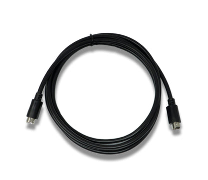 SYSTEM-S S-Video Kabel 180 cm Din 8 Pin Stecker zu Stecker in Schwarz