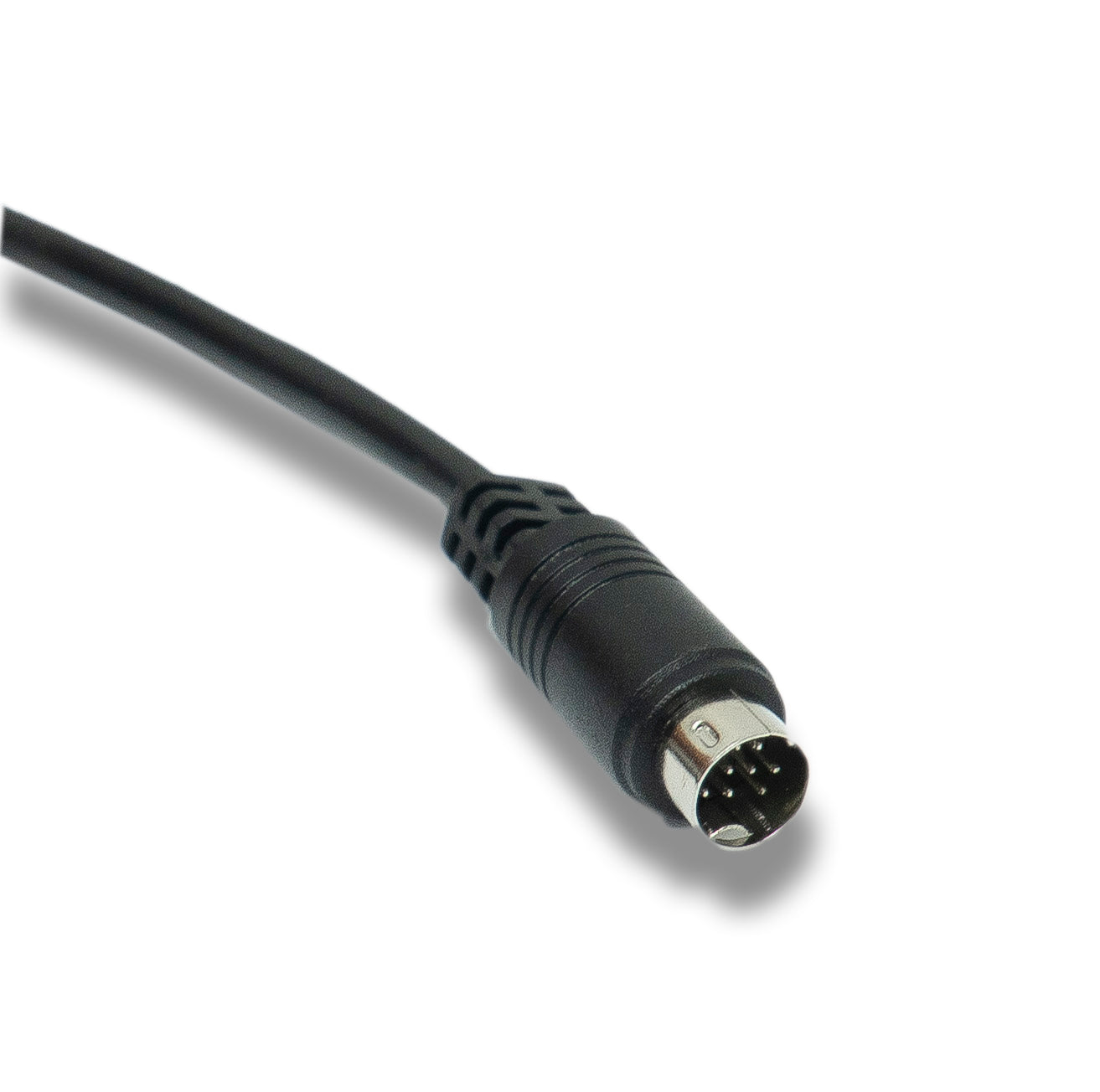 SYSTEM-S S-Video Kabel 180 cm Din 9 Pin Stecker zu Stecker in Schwarz