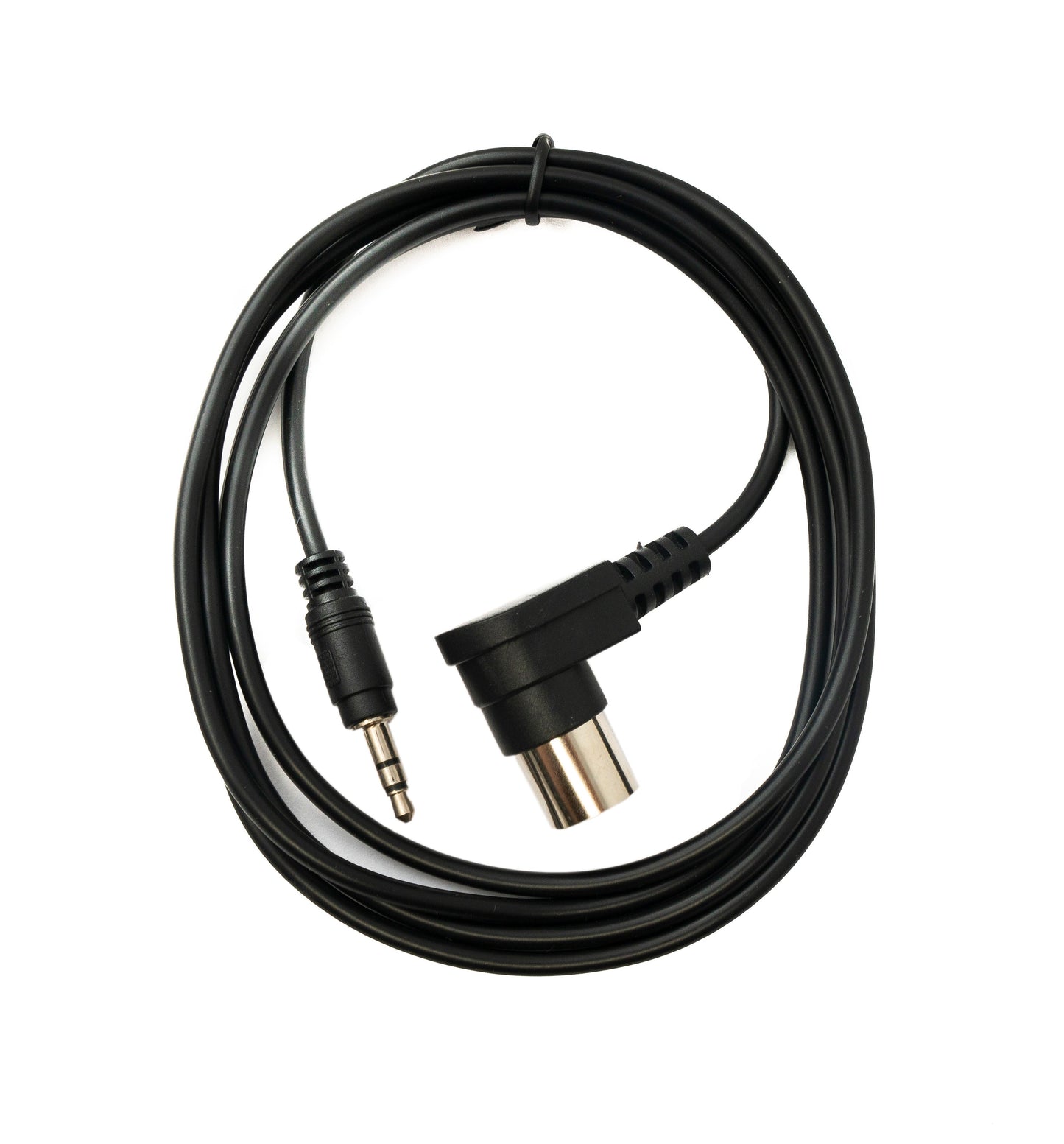 SYSTEM-S MIDI Kabel 150 cm Din 5 Pin Stecker zu 3,5 mm Klinke Stecker AUX Winkel