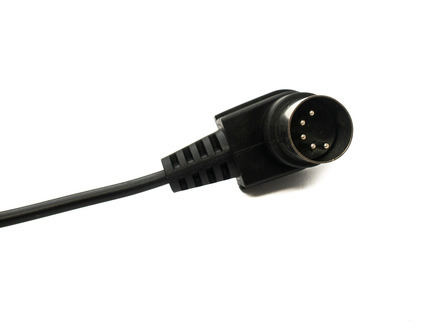 SYSTEM-S MIDI Kabel 150 cm Din 5 Pin Stecker zu 3,5 mm Klinke Stecker AUX Winkel
