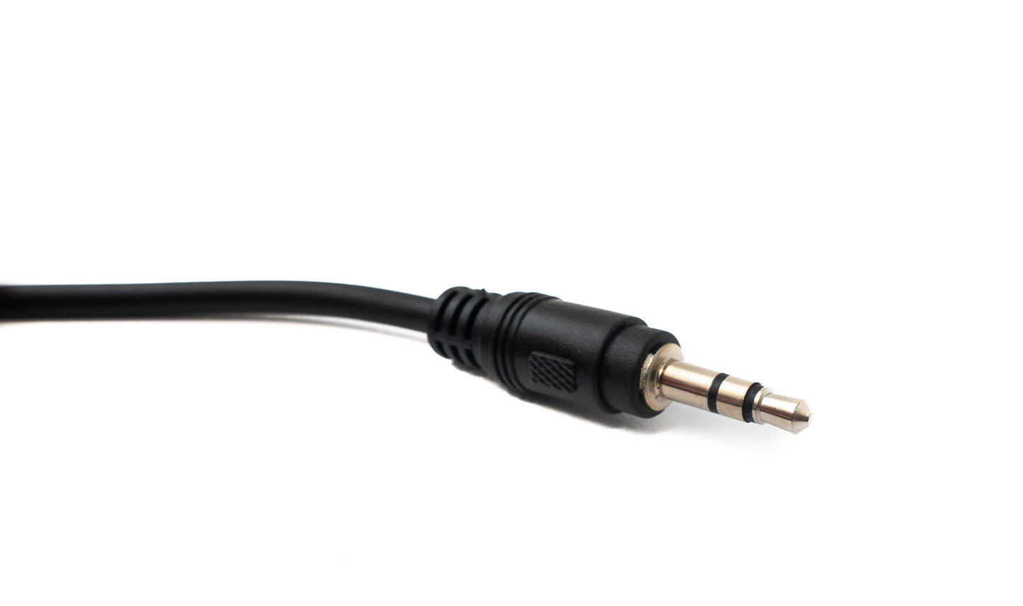 SYSTEM-S MIDI Kabel 3 m Din 5 Pin Stecker zu 3,5 mm Klinke Stecker AUX Winkel
