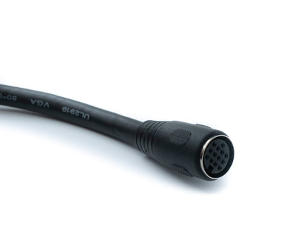 SYSTEM-S S-Video Kabel 150 cm Din 13 Pin Stecker zu Buchse in Schwarz