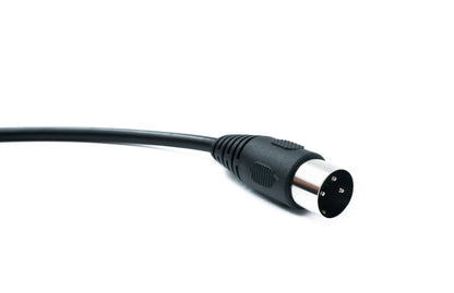 SYSTEM-S S-Video Kabel 5 m Din 3 Pin Stecker zu Buchse in Schwarz