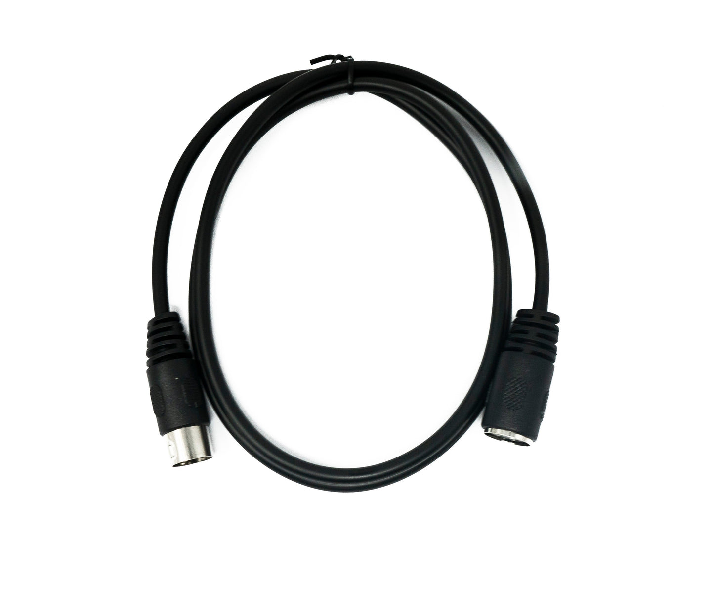 SYSTEM-S S-Video cable 100 cm Din 3 pin male to female in black