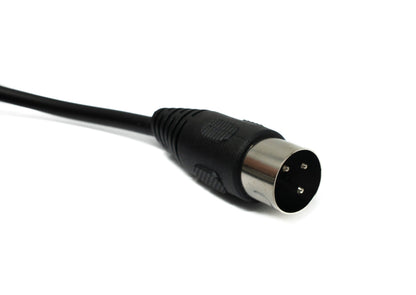 SYSTEM-S S-Video Kabel 150 cm Din 3 Pin Stecker zu Buchse in Schwarz