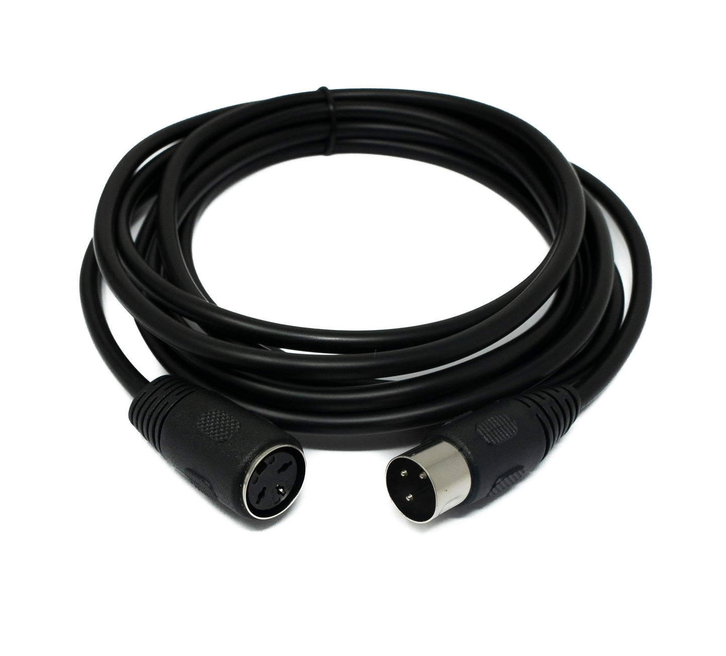 SYSTEM-S S-Video cable 3 m Din 3 pin male to female in black