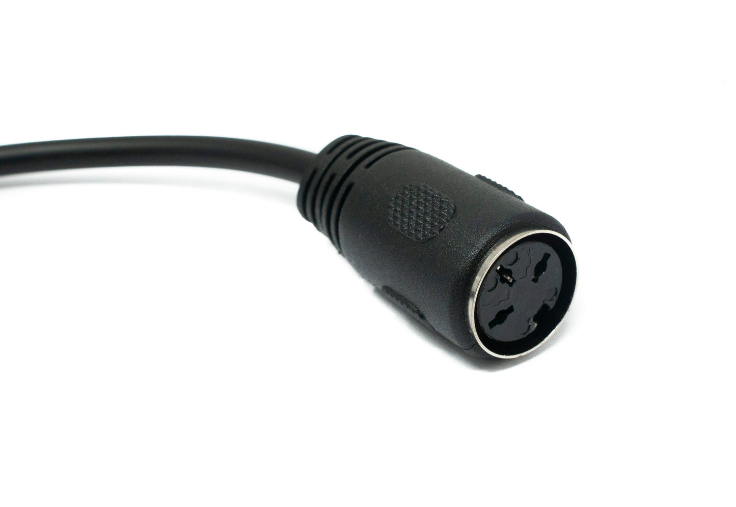 SYSTEM-S S-Video Kabel 50 cm Din 3 Pin Stecker zu Buchse in Schwarz