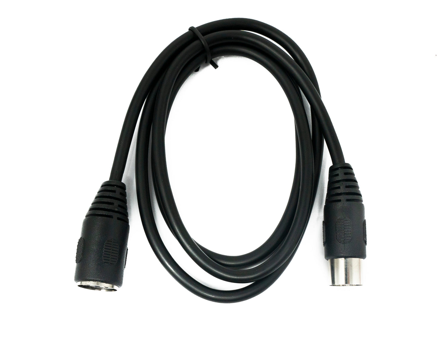 SYSTEM-S S-Video Kabel 100 cm Din 4 Pin Stecker zu Buchse in Schwarz