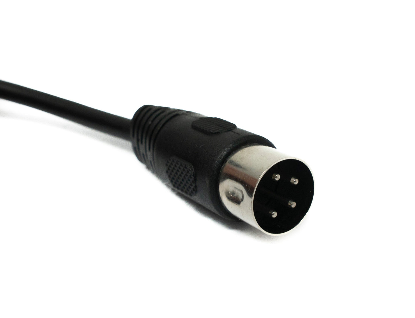 SYSTEM-S S-Video Kabel 100 cm Din 4 Pin Stecker zu Buchse in Schwarz
