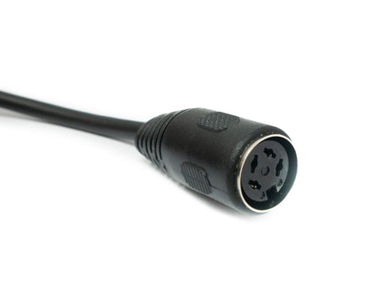 SYSTEM-S S-Video cable 150 cm Din 4 pin male to female in black