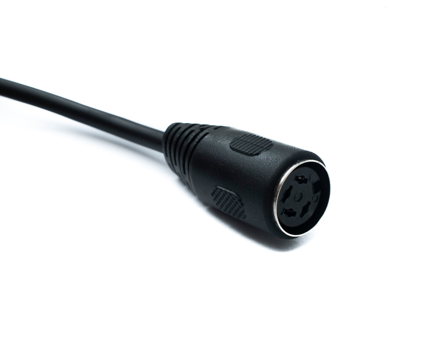 SYSTEM-S S-Video Kabel 50 cm Din 4 Pin Stecker zu Buchse in Schwarz