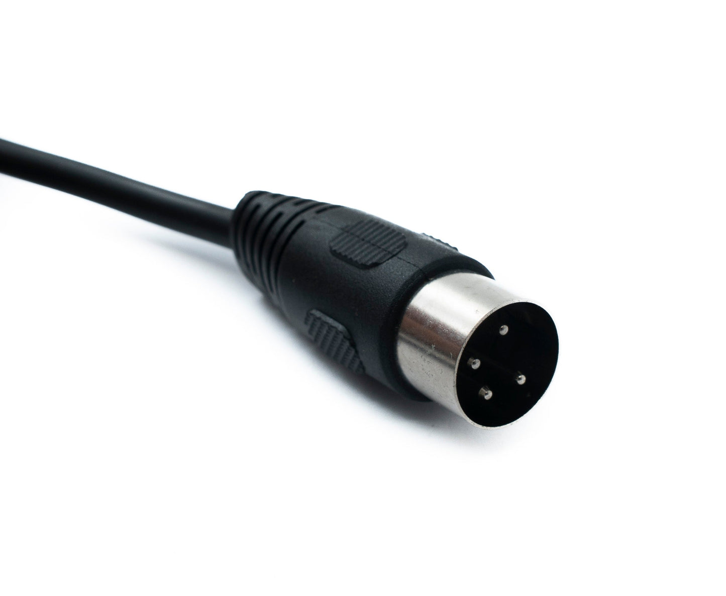 SYSTEM-S S-Video Kabel 50 cm Din 4 Pin Stecker zu Buchse in Schwarz