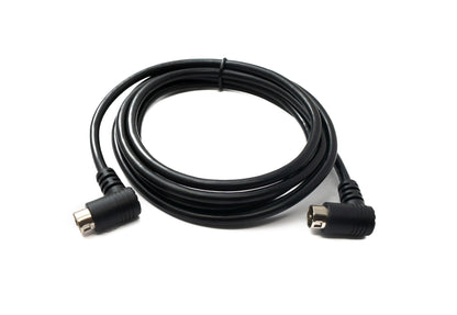 SYSTEM-S S-Video cable 180 cm Din 4 pin plug to plug dual angle