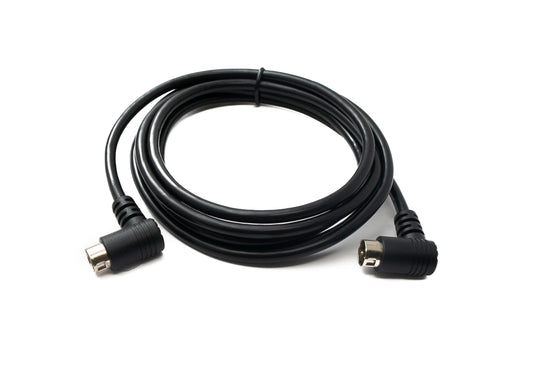 SYSTEM-S S-Video cable 180 cm Din 4 pin plug to plug dual angle