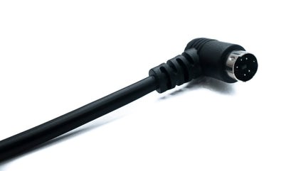 SYSTEM-S S-Video Kabel 180 cm Din 5 Pin Stecker zu Stecker Dual Winkel