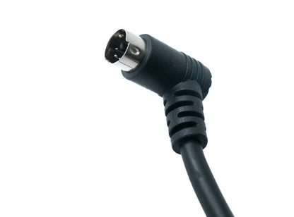 SYSTEM-S S-Video Kabel 180 cm Din 6 Pin Stecker zu Stecker Dual Winkel