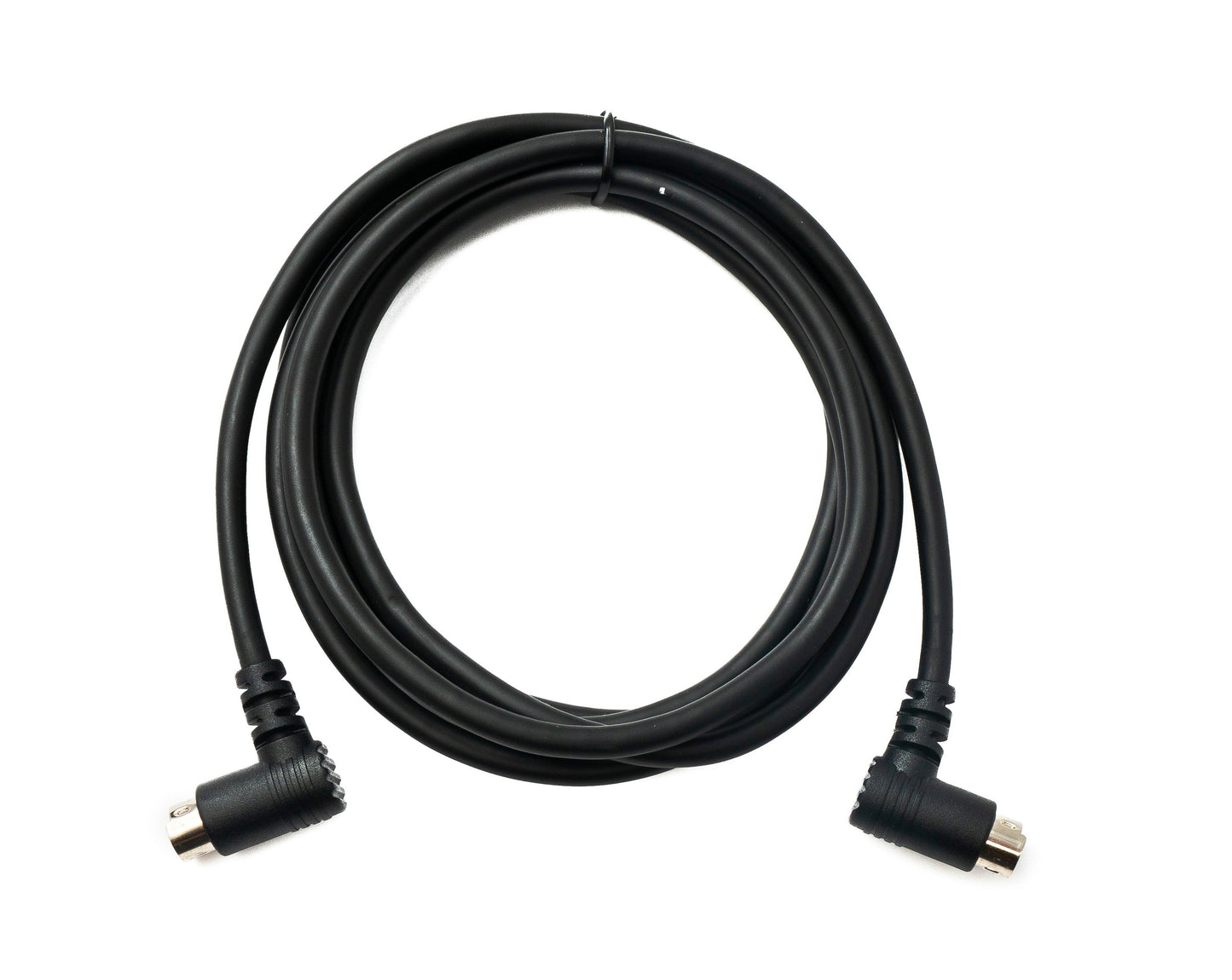 SYSTEM-S S-Video Kabel 180 cm Din 7 Pin Stecker zu Stecker Dual Winkel