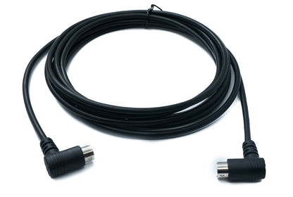 SYSTEM-S S-Video cable 180 cm Din 8 pin male to male dual angle