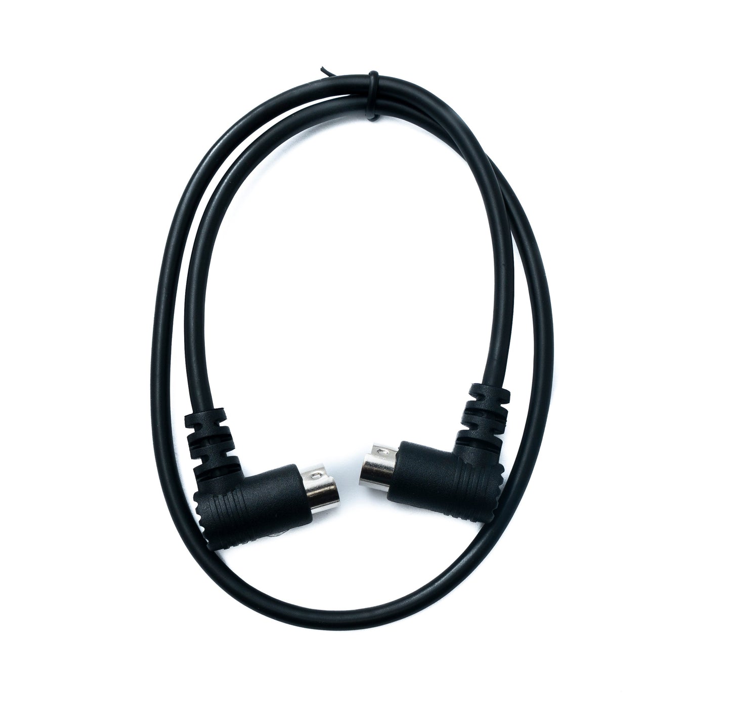 SYSTEM-S S-Video Kabel 180 cm Din 9 Pin Stecker zu Stecker Dual Winkel
