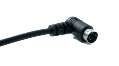 SYSTEM-S S-Video Kabel 180 cm Din 9 Pin Stecker zu Stecker Dual Winkel