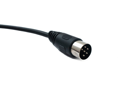 SYSTEM-S S-Video cable 150 cm Din 6 pin male to male black